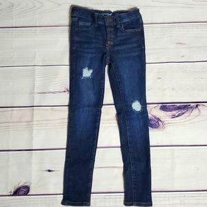 Distressed Girls Skinny Strech Jeans